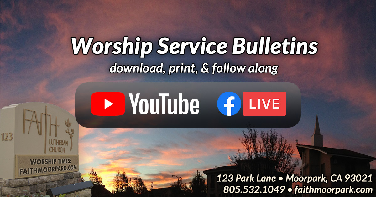 Faith Lutheran Church - bulletins